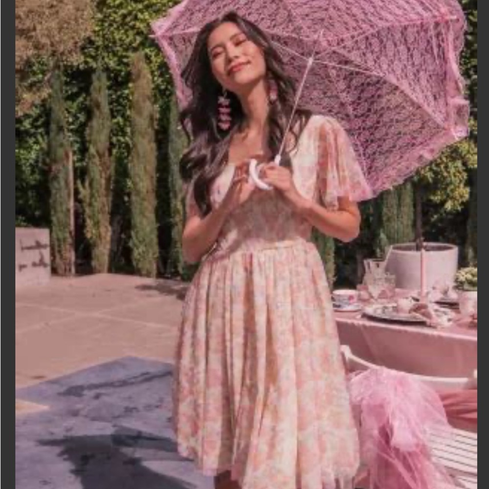 JessaKae Posh Petal Floral Pink Dress